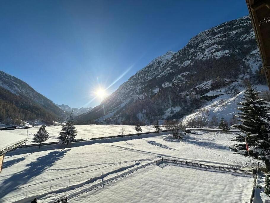 Panorama Apartment For 4 Near Zermatt Tasch Ngoại thất bức ảnh