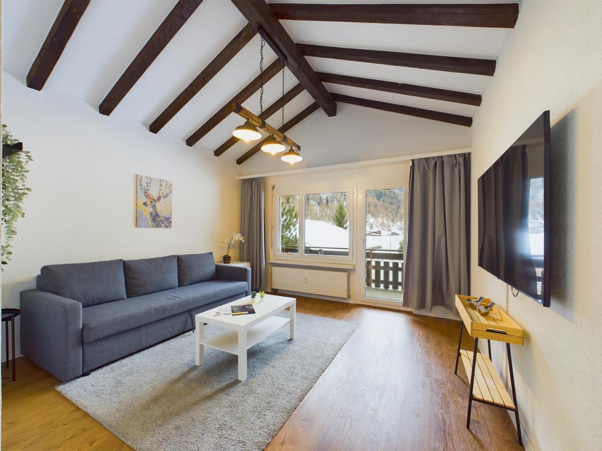 Panorama Apartment For 4 Near Zermatt Tasch Ngoại thất bức ảnh